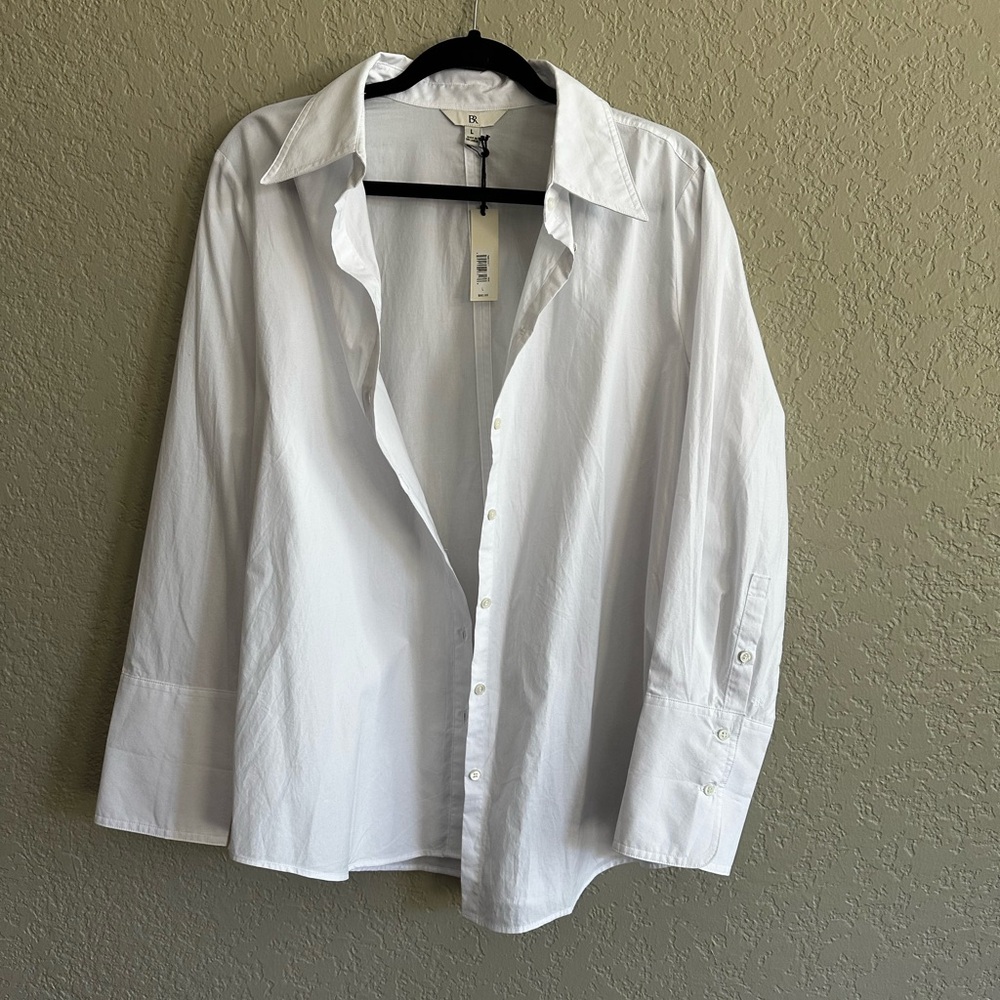 Banana Republic Crisp White Shirt NWT